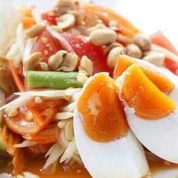 ตำไทยไข่เค็ม