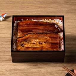 Grilled eel with sweet soy sauce on rice