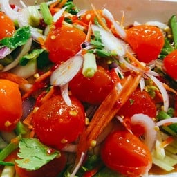 ยำไข่ส้มหรือไข่แดง