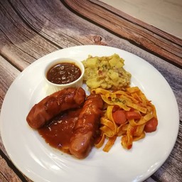 ดับเบิลไส้กรอกเยอรมัน