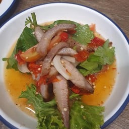 ยำคอหมูย่าง Grilled Pork Jowl Spicy Salad