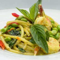 สปาเก็ตตี้แกงเขียวหวาน