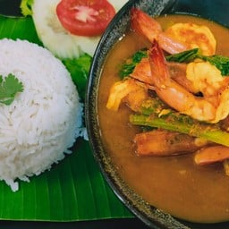 เซตแกงส้มกุ้ง+ข้าว