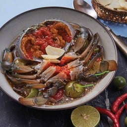 ตำปูไข่ดองปลาร้า ขนาดกลาง