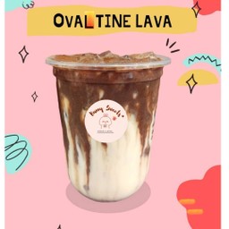นมหมีเย็นโอวัลตินลาวา