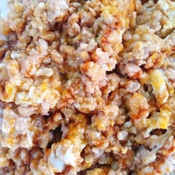 หมูสับผัดเนยไข่