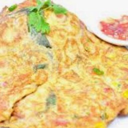 ไข่เจียวราดข้าว