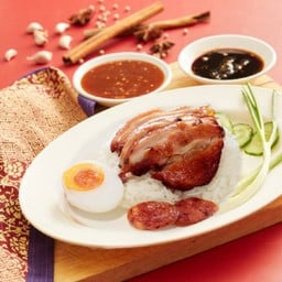 จินเต๋อข้าวหมูแดงหมูกรอบ สาขา บางจาก ท่าข้าม