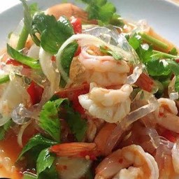 ยำเส้นแก้วกุ้ง