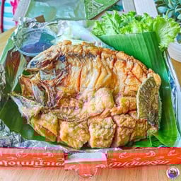 ปลากระพงแล่ทอดน้ำปลา 1ตัว