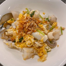 ข้าวแห้งหมึก ไข่หมึก