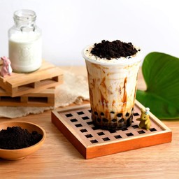 Fresh milk creme brulee(นมสดไข่มุกพ่นไฟ)