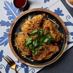 หอยทอดจงรัก Jong Rak Mussel Omelette