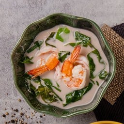 ใบเหลียงต้มกะทิกุ้งสด