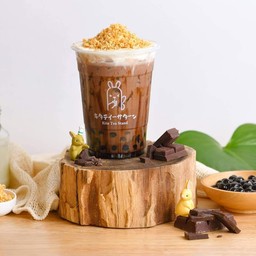Chocolate Milk Tea Creme brulee(ชานมโกโก้ไข่มุกพ่นไฟ)