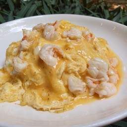 ข้าวไข่ข้นกุ้ง