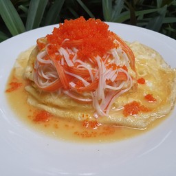 ข้าวไข่ข้นปูอัดไข่กุ้ง