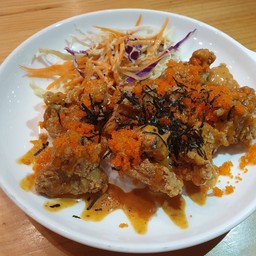 ไก่กรอบสไปซี่ไข่กุ้ง