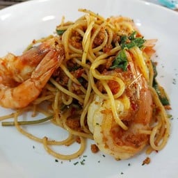 สปาเก็ตตี้มันกุ้ง