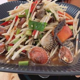 ตำหอยแครง