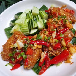 ปีกไก่คั่วพริกเกลือ