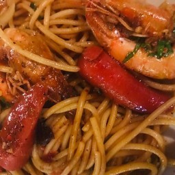 สปาเก็ตตี้ผัดซอส