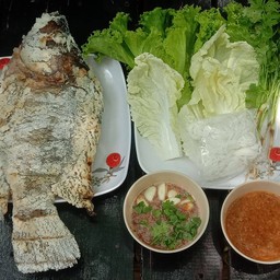 เมี่ยงปลานิลเผา(ชุดละ)