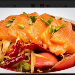 ตำปลาร้าแซลมอน