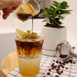Espresso Yuzu Honey Soda
