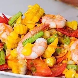 ตำข้าวโพดกุ้งลวก