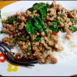 ยำนัว&กระเพรา