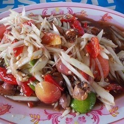 ตำปูปลาร้า เผ็ดแซบนัวร์