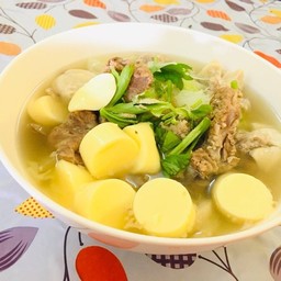 แกงจืดเต้าหู้หมูสับ