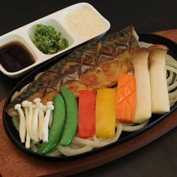 สเต็กซาบะ - ชุดข้าว