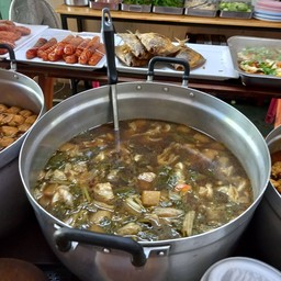 ต้มจับฉ่ายใส่ไก่+หมู