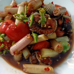 ตำไหลบัวหอยแครง