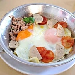 ไข่กระทะหมู