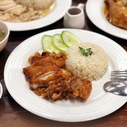 ข้าวมันไก่ทอด