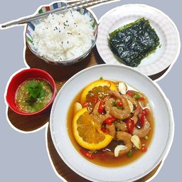 Set B กุ้งดองซีอิ๊ว (แบบสุก) 6-8 ตัว