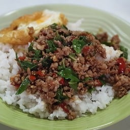 อาหารมุสลิมตามสั่ง มะห์ ตลาดหนองจอก