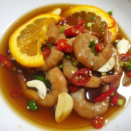 กุ้งดองซีอิ๊ว (แบบสุก) กุ้ง 6-8 ตัว