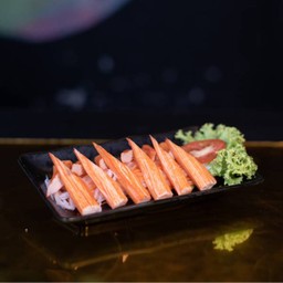 ปูอัดวาซาบิ (Crab Sticks with Wasabi) #D