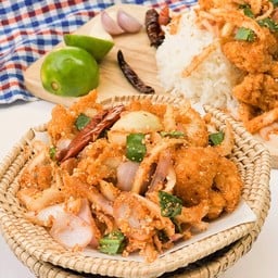 ยำไก่แซ่บ