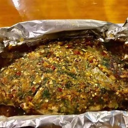 ปลาเผาสมุนไพร