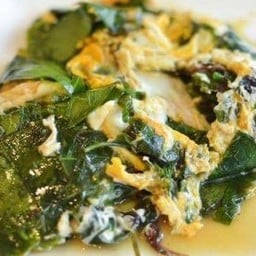 ผักเหลียงผัดไข่