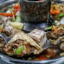 เนื้อปลากะพงต้มเผือก