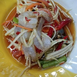 ตำปูใส่กุ้งสด