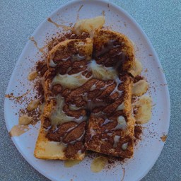 ขนมปังปิ้ง โอวัลตินภูเขาไฟ (Toast with Volcanic Ovaltine)
