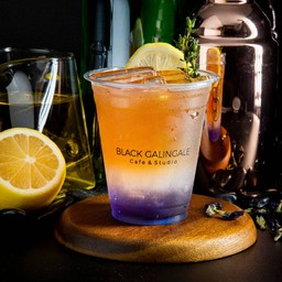 ชา กาแล็คซี่ (ชา & น้ำเชื่อมอัญชัน)