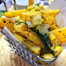 มันฝรั่งอบเครื่องเทศและสมุนไพร